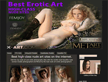 Tablet Screenshot of erotic-art.net